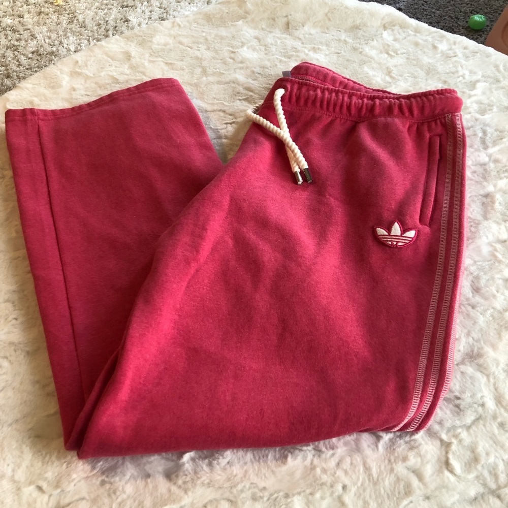 Adidas track sweat pants as xl EUC